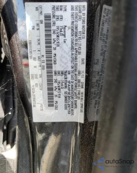 2012 Ford Focus S from USA, damaged, VIN 1FAHP3E20CL297158